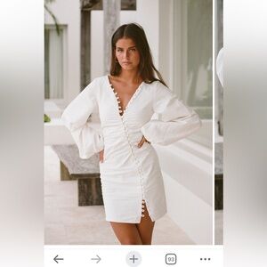 Sabo White Dress, Size Large, Never worn